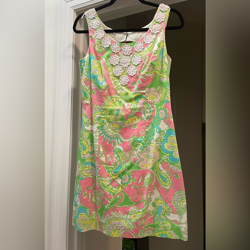 Lilly Pulitzer Nina Shift Dress - Chin Chin - Size 4